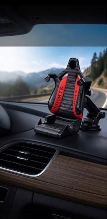 Suporte de Telemóvel para Carro – Fibra de Carbono | 360°