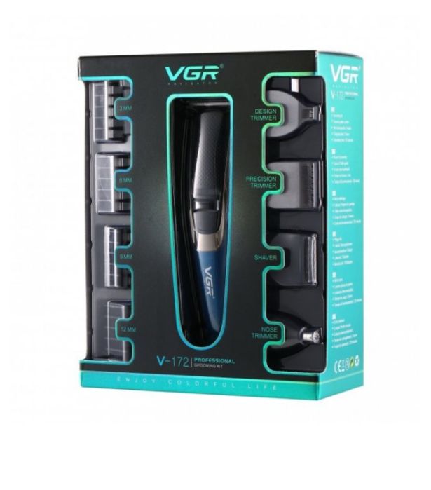 Бездротова машинка для стрижки VGR V-172 5 в 1