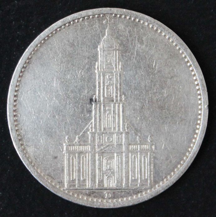 монета 5 марок 1934,1935,1936,1938 года