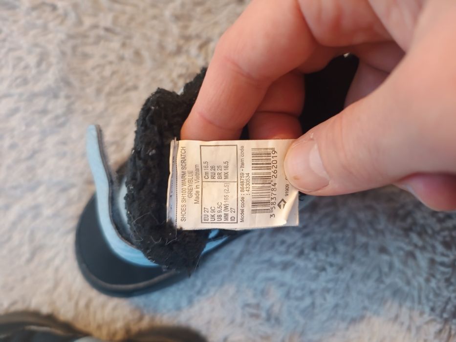 Buty zimowe 27 quechua