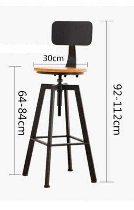 Krzesła barowe rustykalne