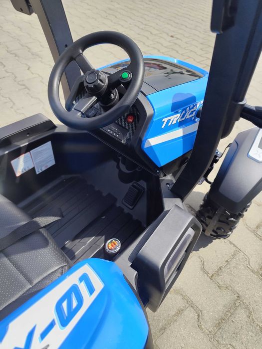 Duży Traktor Na Akumulator z Przyczepką - 24V - 400W - NOWE - PILOT