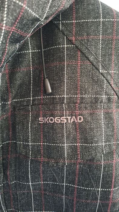 Kurtka kangurka Skogstad 38 szara w kratkę damska wycieczki