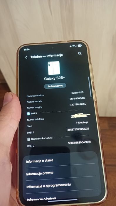 Samsung S25+ 256gb jak nowy