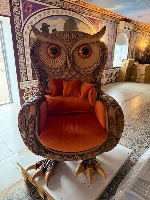 Эксклюзивное дизайнерское кресло «Сова» — арт-объект премиум-класса
