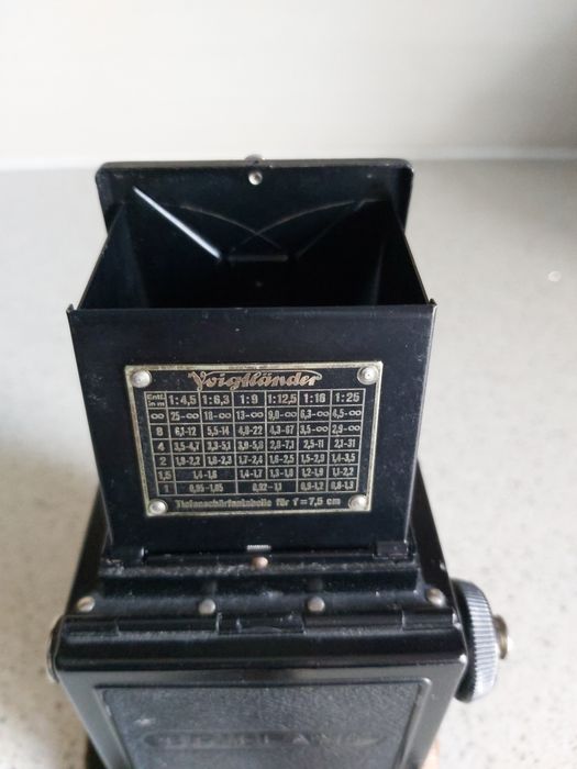 Maquina fotográfica Voigtlander 1938