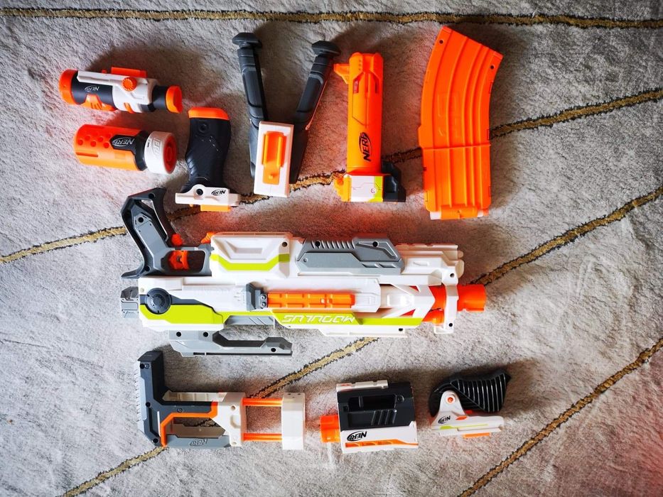 Zestaw zabawek NERF * pistolety * kusze * łuki * super stan jak nowe *