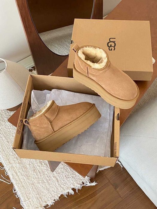 UGG Classic Ultra Mini Platform Boot Chestnut R.39