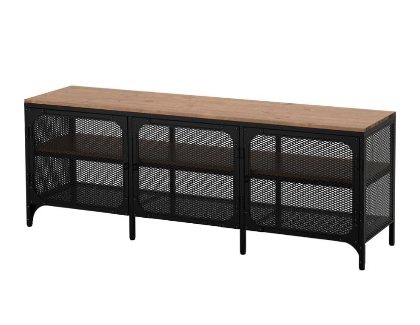 Movel TV preto (IKEA) FJÄLLBO