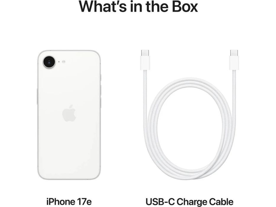 Apple iPhone 17e 5G 256GB Branco - DESBLOQUEADO - (ainda EMBALADO)