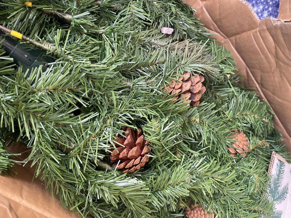 Arvore de natal em caixa