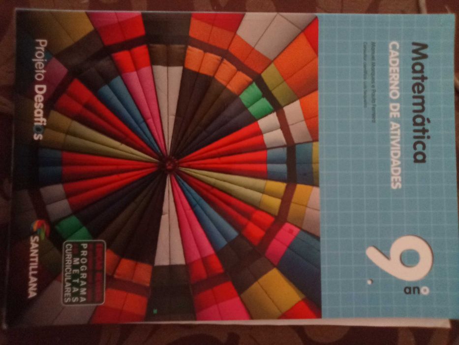 Livro + caderno de atividades de matemática 9º ano