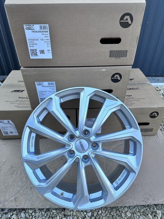 4xfelga aluminiowa 19” KIA/HYUNDAI/MAZDA (5x114,3 ET54,5) - nowe