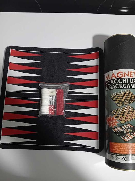 Jogos Magnéticos- Damas/Gamão/Xadrez