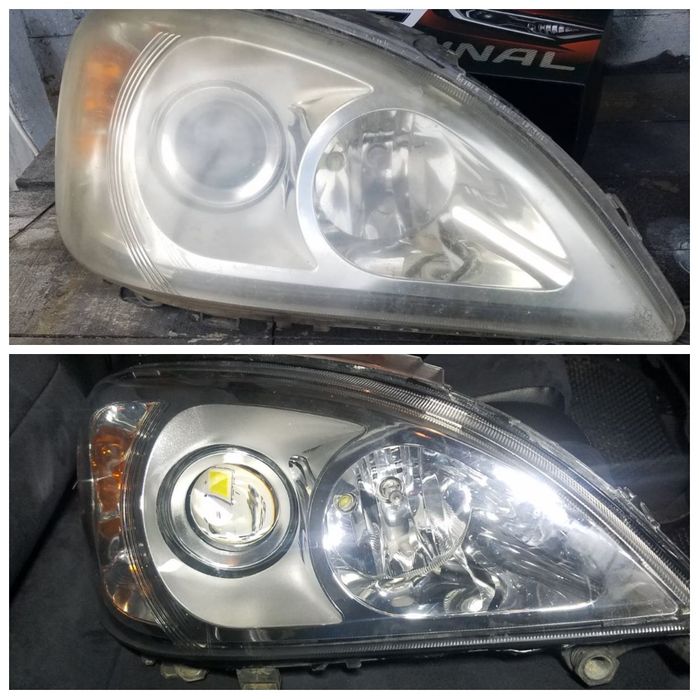 Фари Мерседес Mercedes — заміна штатних лінз, ремонт, реставрація фар