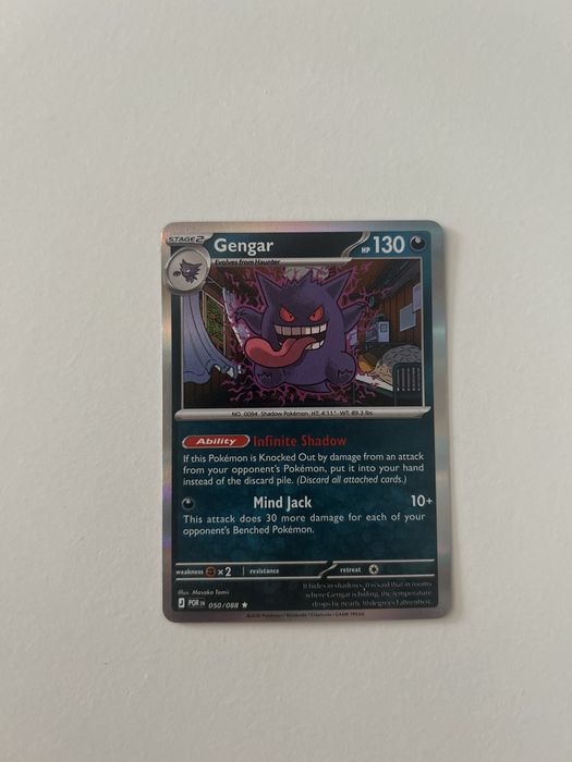 Carta pokemon gengar