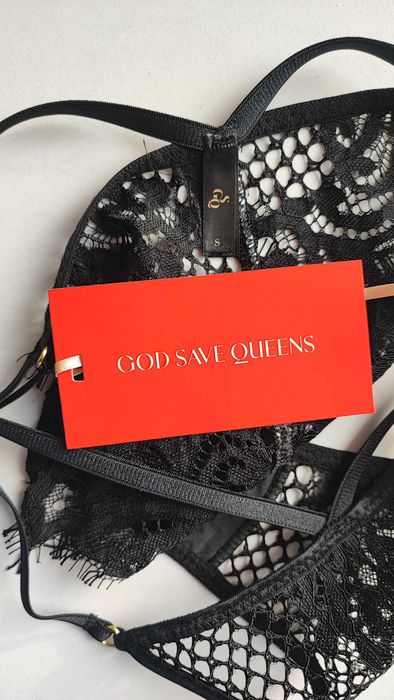 Komplet bielizny VALENTINA marki God Save Queens - rozmiar S