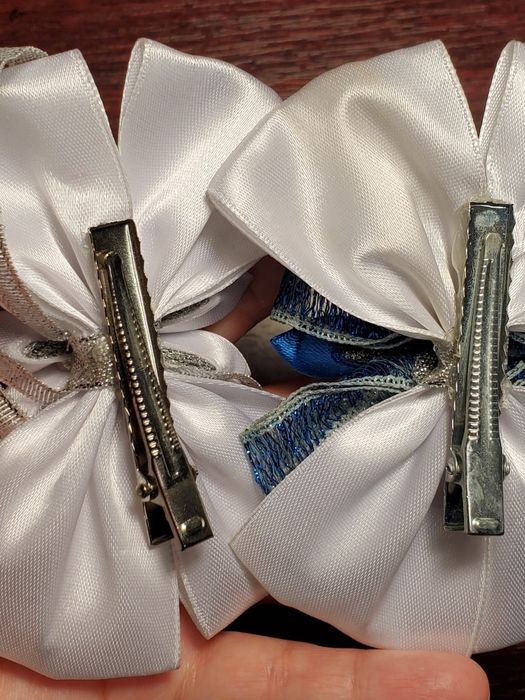 Заколки в стиле канзаши. Ручная работа.