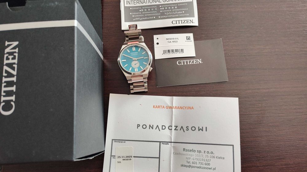 Citizen Tsuyosa NK5010-51L na gwarancji, w prawie idealnym stanie