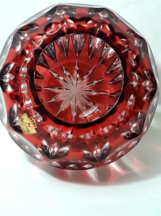 редкая очень красивая хрустальная ваза нахман (Nachtmann) Германия