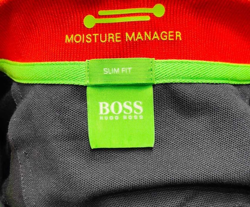 Wr) BOSS HUGO BOSS oryginalna koszulka polo długi rękaw Roz.XL