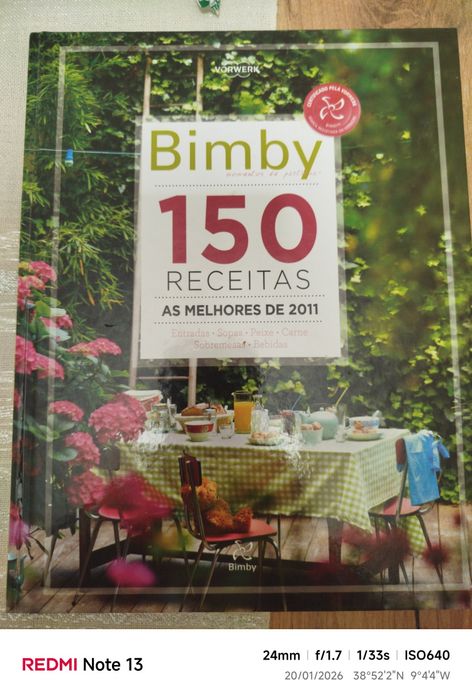Livro da Bimby de 150 receitas