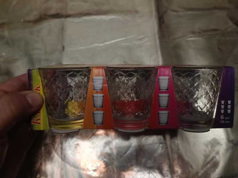 Чарки набір скло