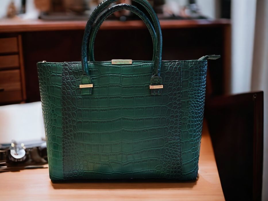 Сумка изумрудная