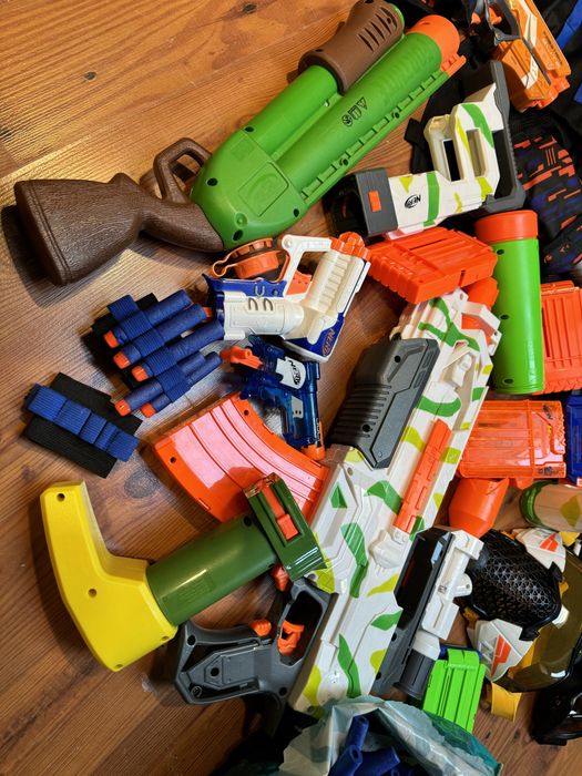 Ogromny zestaw Nerf