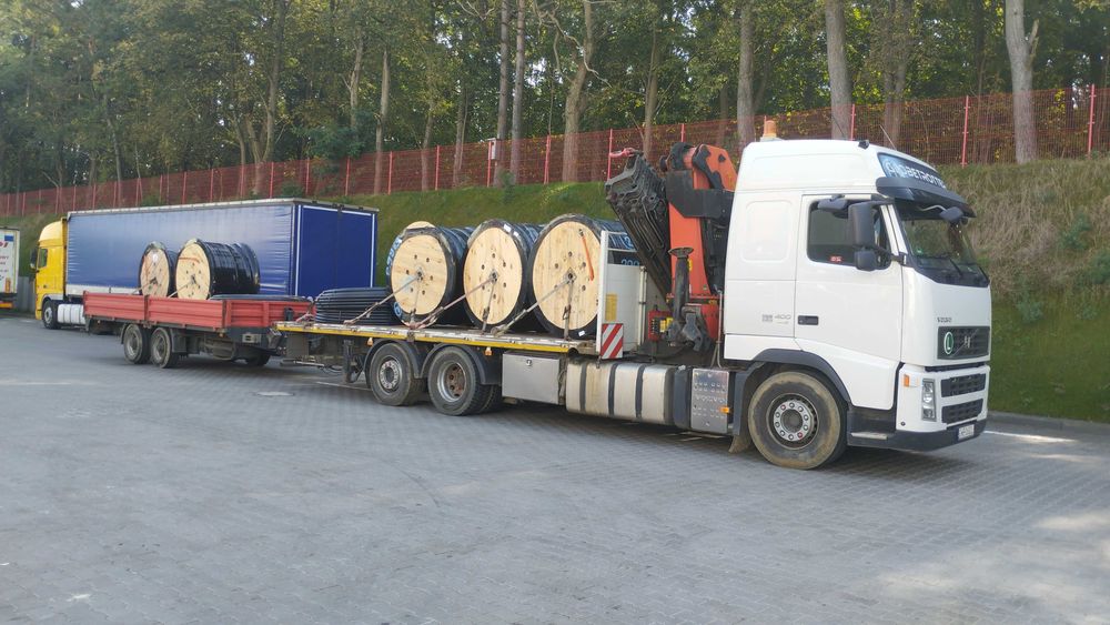 TRANSPORT HDS DŁUGI 18m  łodzie kontenery domki holenderskie