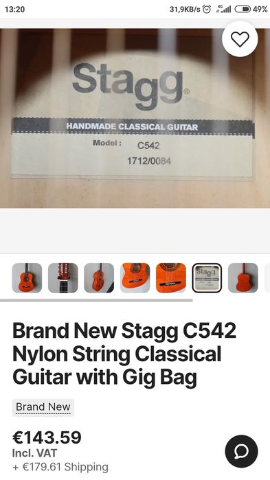 Violão super confortável de se tocar