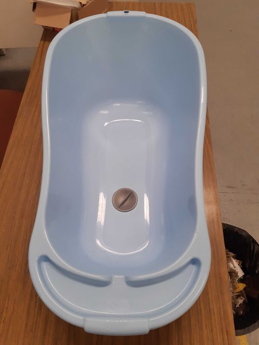 banheira bebe azul