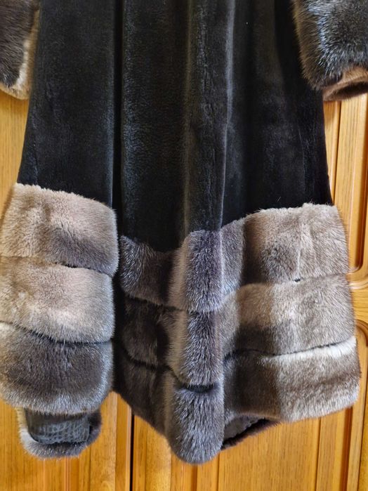 Шуба стрижена норка