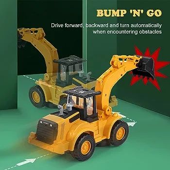 Kizeefun Koparka Ciężarówka Zabawki dla dzieci