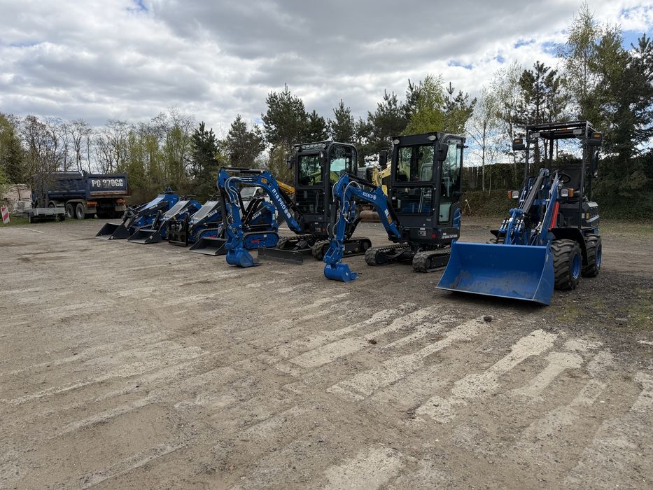 Miniładowarka Rippa RS06 (kubota yanmar avant) glebogryzarka