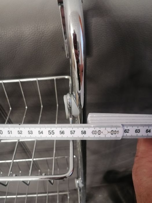 Wieszak suszarka półka chrom