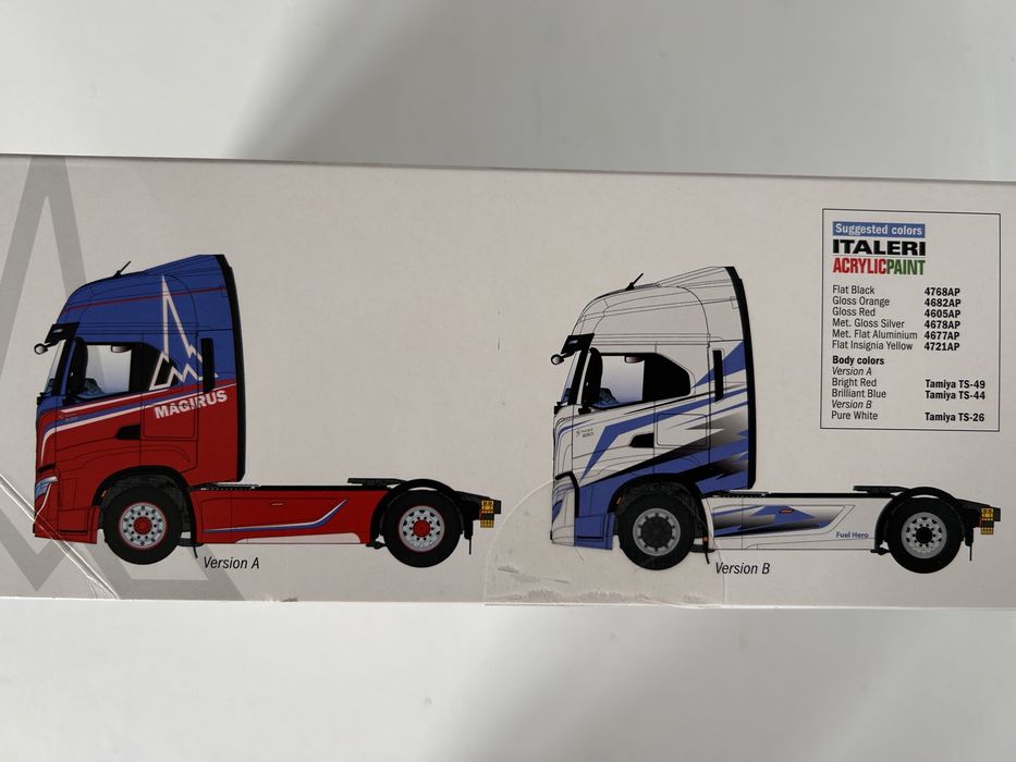 Ciągnik siodłowy Iveco S-Way model Italeri