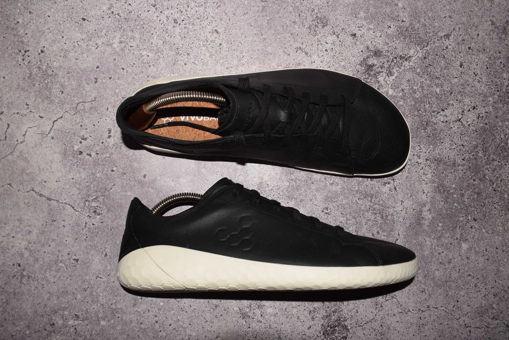 Vivobarefoot Geo Court Leather (Чоловічі Шкіряні Кросівки Кеди Віво Барефут )