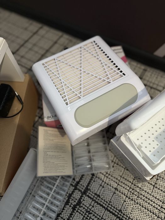 Набір для манікюра Витяжка Підлокітник контейнер для дезінфекції