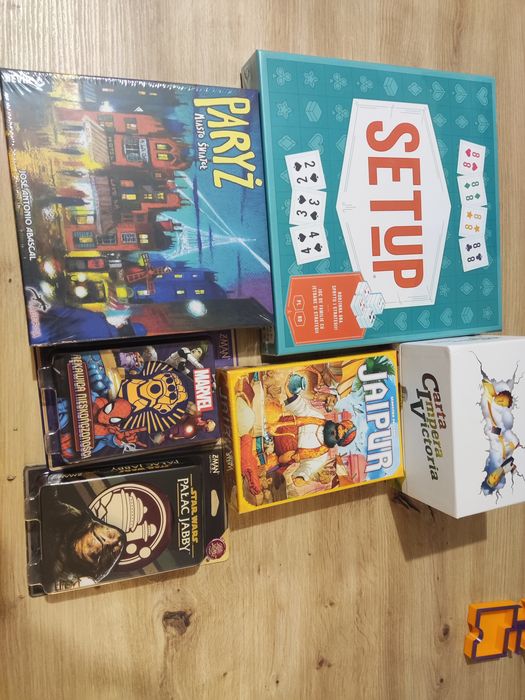 Zestaw gier: Jaipur, Paryż Miasto świateł, Setup, Pałac Jabby, CIV