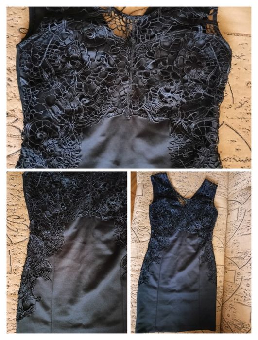 Sukienka czarna S elegancka