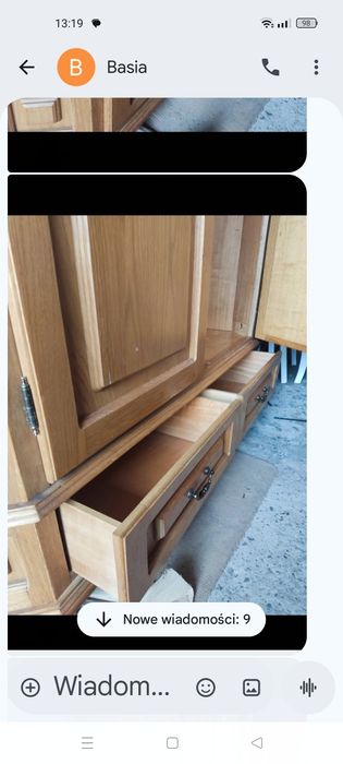 Stara szafa drewniana