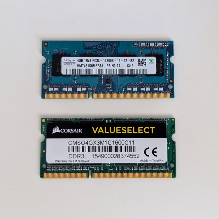 Memória RAM 4Gb + 4Gb DDR3