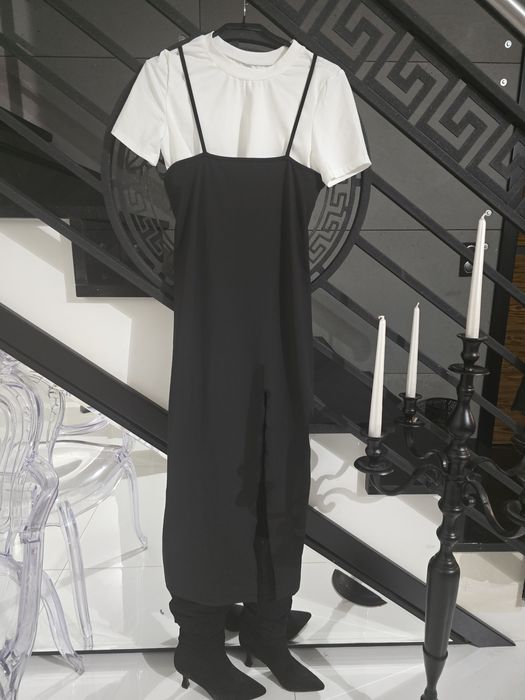 komplet  maxi sukienka i bluzka  L