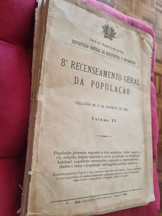 Goa, Damão e Diu: Censos da Índia Portuguesa, 1931 e 1950