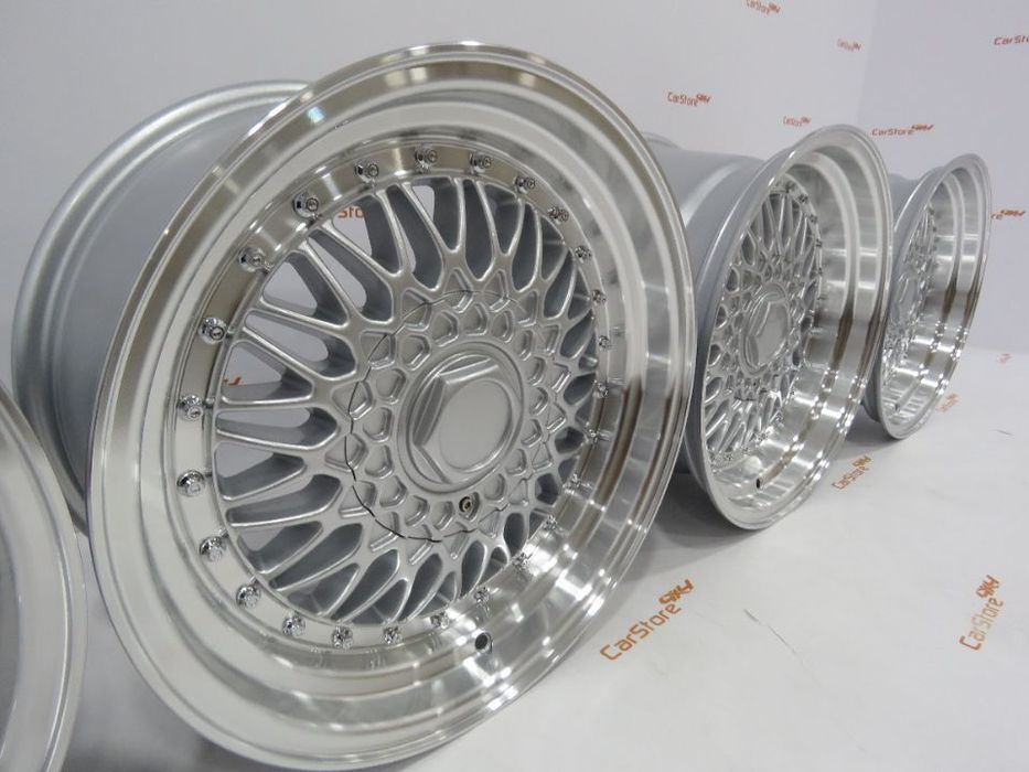 Jantes Look BBS RS 16 x 8 et 25 + 9 et 20 4x100/108 Silver