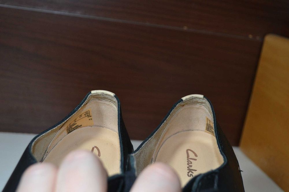 clarks 37р кожаные кроссовки мокасины туфли оригинал