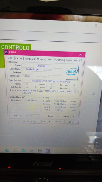 Portátil gaming MSI