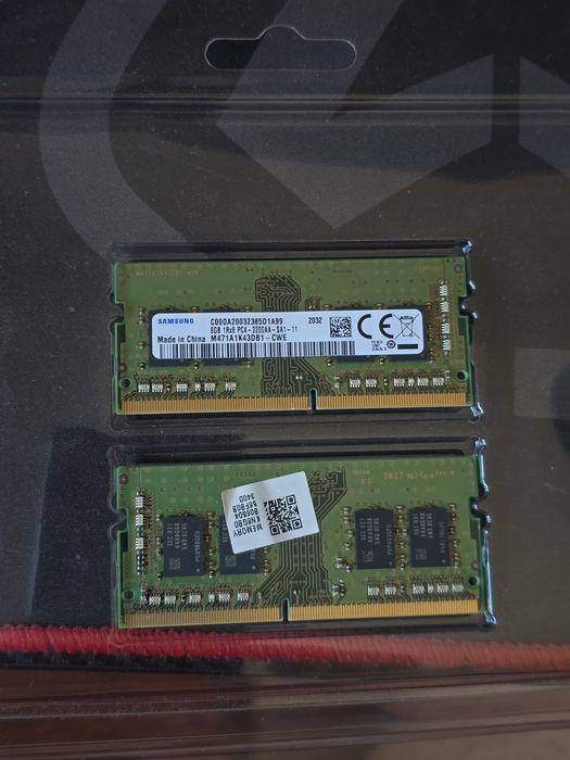 Pack Memória RAM 16GB (2x8GB) DDR4 3200MHz Samsung Portátil
