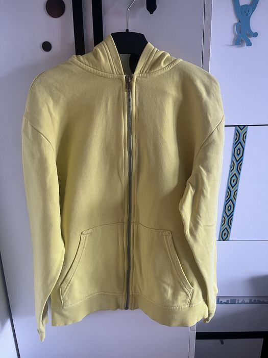 żółta bluza z kapturem H&M